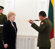 Prezidentūroje Vilmantui Tamo&scaron;aičiui suteiktas brigados generolo laipsnis