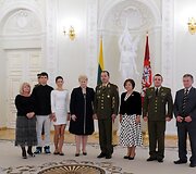 Prezidentūroje Vilmantui Tamo&scaron;aičiui suteiktas brigados generolo laipsnis