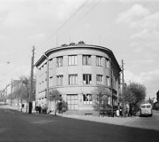 Buv. Malkės Bruskienės namas. 1960 m. Fotografas S. Luko&scaron;ius. Kauno miesto muziejaus fondai