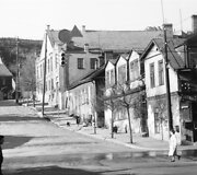 Kauno Chasidų singogos pastatas 1961 m. Fotografas S. Luko&scaron;ius. Kauno miesto muziejaus fondai