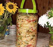 Stovykloje &ndash; raugintos daržovės