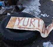 Sary-Mogol kaimas Kirgizijoje
