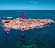 Hamnesk&auml;r sala su Pater Noster &scaron;vyturiu