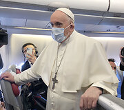 Popiežiaus skrydis į Iraką