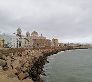 Cadiz miestas, vienas seniasių Vakarų Europoje