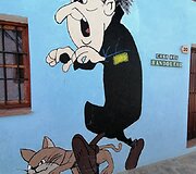 Mėlynasis Smurfų miestas Ispanijoje