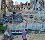 Somalio sostinės įprasti vaizdai