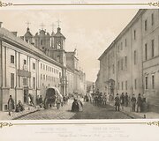 Jean Baptiste Arnout, Adolphe Jean-Baptiste Bayot, Dominikonų gatvė ir Bajorų institutas Vilniuje. 1850 m. Lietuvos nacionalinis dailės muziejus