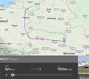 &bdquo;WizzAir&ldquo; skrydis tarp Kijevo ir Vilniaus pailgėjo iki 1,5 val.