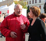Juozas Olekas ir Sveikatos apsaugos viceministrė Nora Ribokienė