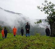 Butano karalius Jigme Khesaras Namgyelas Wangchuckas žygiuoja po &scaron;alį