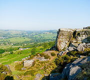 Curbar Edge uola