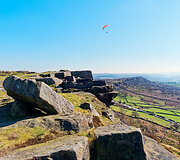 Curbar Edge uola