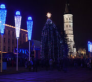 Kalėdų eglė &Scaron;iauliuose 2015 