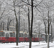 Sniegas Austrijoje