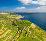 Dingli uolos - panorama