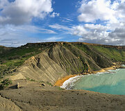 Ghajn Tuffieha - paplūdimių panorama