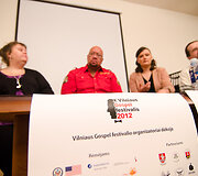 Vilniaus gospelo muzikos festivalio spaudos konferencija
