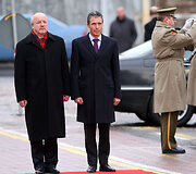 Lietuvoje lankosi NATO generalinis sekretorius Andersas Foghas Rasmussenas
