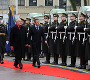 Lietuvoje lankosi NATO generalinis sekretorius Andersas Foghas Rasmussenas