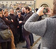 Oskaro Kor&scaron;unovo teatro aktoriai Italijoje