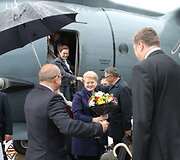Dalia Grybauskaitė Ukrainoje
