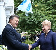 Dalia Grybauskaitė Ukrainoje