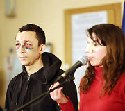 Tatjana Čornovol ir Olegas Sobčenko
