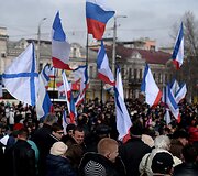 Prorusi&scaron;kas mitingas Kryme