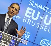Barackas Obama ES ir JAV vir&scaron;ūnių susitikime Briuselyje