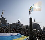 Mitingas Maidano aik&scaron;tėje