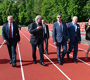 Lengvosios atletikos stadiono &bdquo;Vingis&ldquo; atidarymas