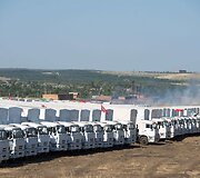 Rusijos &bdquo;humanitarinės pagalbos&ldquo; siunta