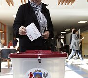 Latvijos premjerė Laimdota Straujuma