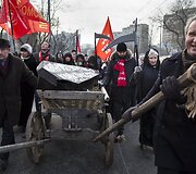 Medikų protestas Maskvoje