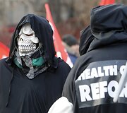 Medikų protestas Maskvoje