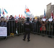 Medikų protestas Maskvoje