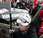 Medikų protestas Maskvoje