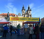 Protesto akcija Prahoje