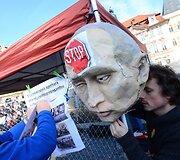 Protesto akcija Prahoje