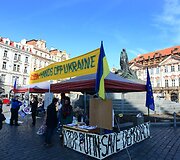 Protesto akcija Prahoje