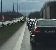 Spūstis Automagistralėje ties Kaunu