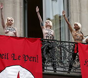 &bdquo;Femen&ldquo; aktyvistės Paryžiuje