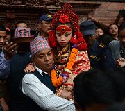 Katmandu &bdquo;gyvoji deivė&ldquo;
