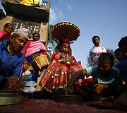 Katmandu &bdquo;gyvoji deivė&ldquo;