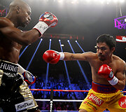 Floydas Mayweatheris prie&scaron; Manny Pacquiao