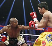 Floydas Mayweatheris prie&scaron; Manny Pacquiao