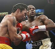 Floydas Mayweatheris prie&scaron; Manny Pacquiao
