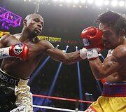 Floydas Mayweatheris prie&scaron; Manny Pacquiao