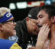 Floydas Mayweatheris prie&scaron; Manny Pacquiao